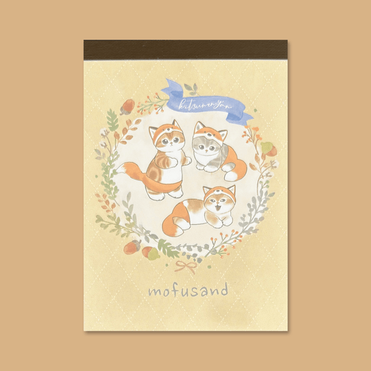 Mofusand Mini Memo Pad - Fox Nyan - Momohana