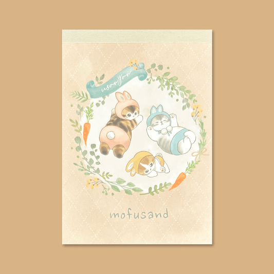 Mofusand Mini Memo Pad - Rabbit Nyan - Momohana