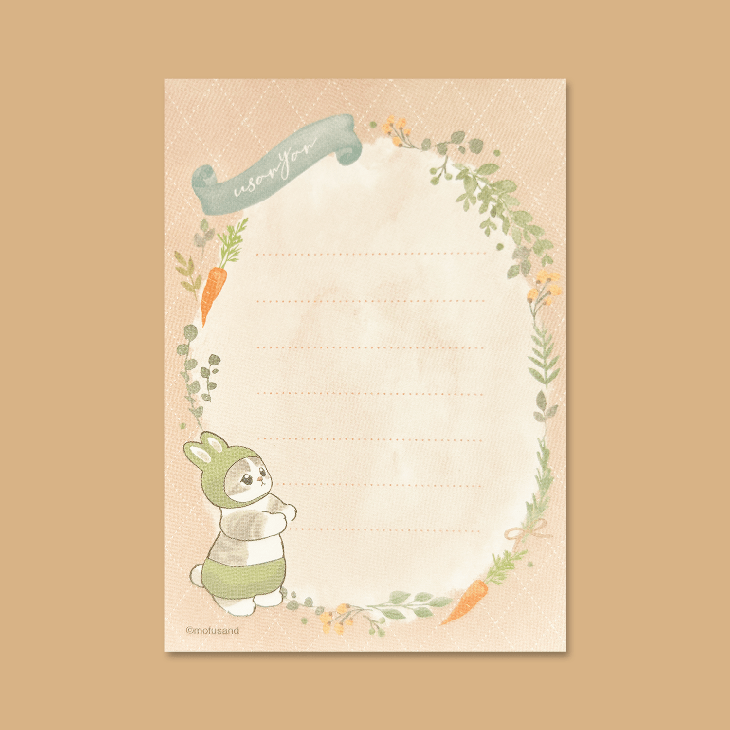 Mofusand Mini Memo Pad - Rabbit Nyan - Momohana