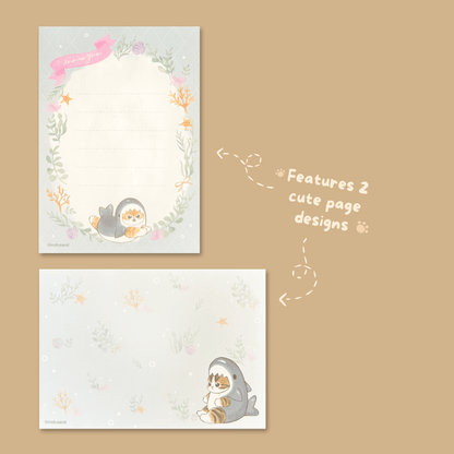 Mofusand Mini Memo Pad - Shark Nyan - Momohana