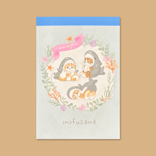 Mofusand Mini Memo Pad - Shark Nyan - Momohana