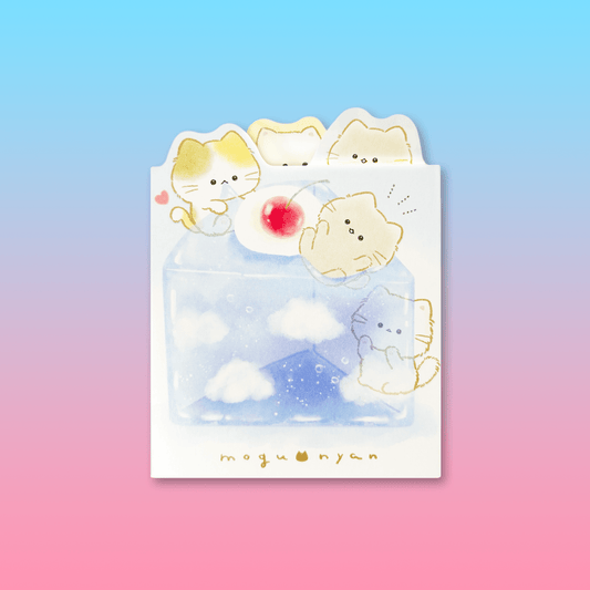 Mogunyan 'Sky Jelly' & 'Strawberry Parfait' Flip - Flap Memo - Momohana
