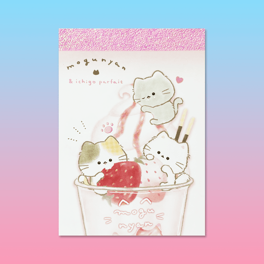 Mogunyan 'Strawberry Parfait' Mini Memo - Momohana