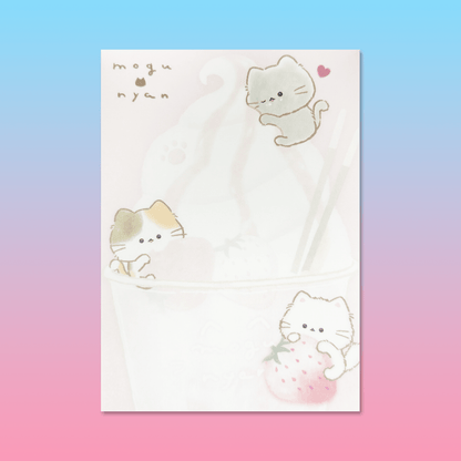 Mogunyan 'Strawberry Parfait' Mini Memo - Momohana