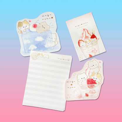 Mogunyan 'Strawberry Parfait' & 'Sky Jelly' Die - cut Letter Set - Momohana