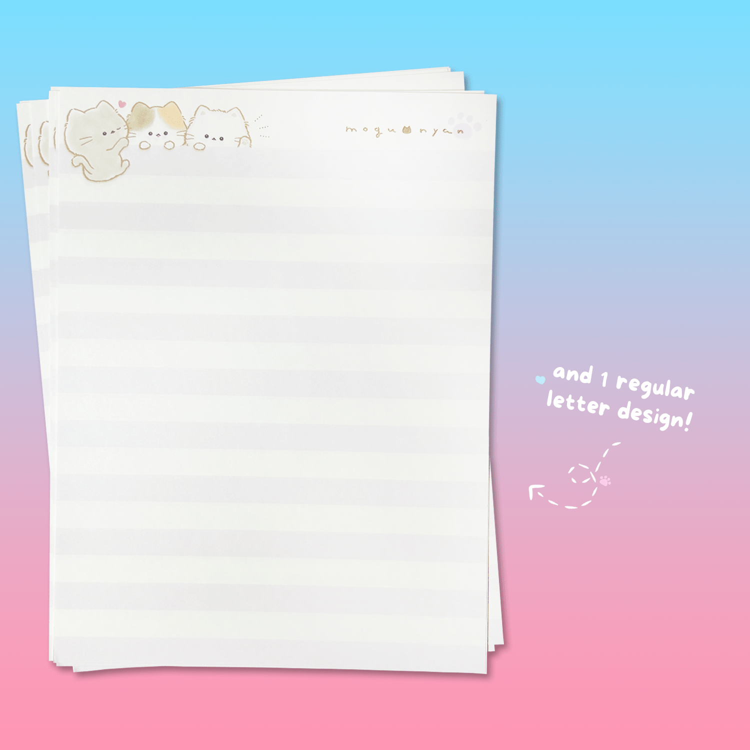 Mogunyan 'Strawberry Parfait' & 'Sky Jelly' Die - cut Letter Set - Momohana