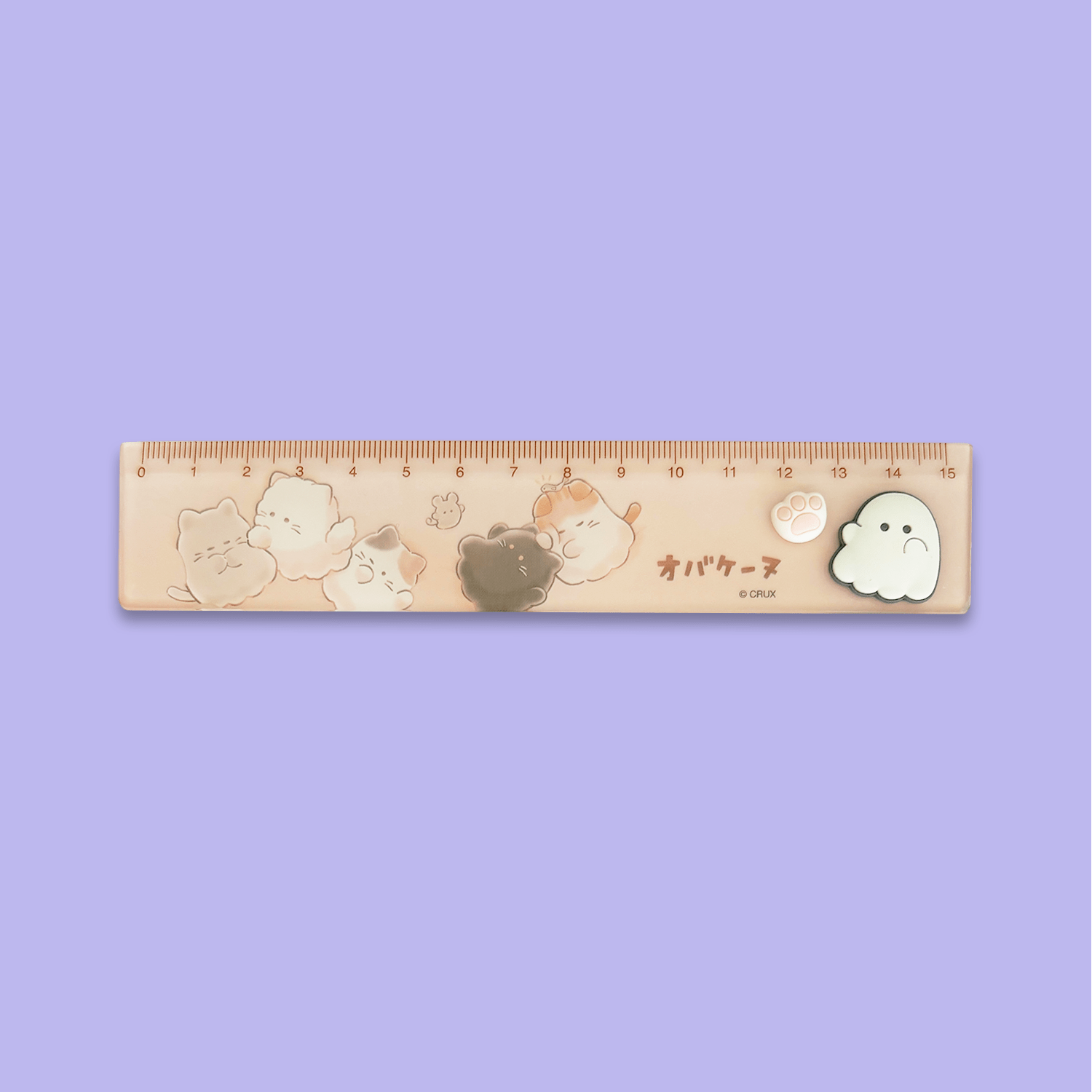 Obakenu 15cm Ruler - Fluffy - Momohana