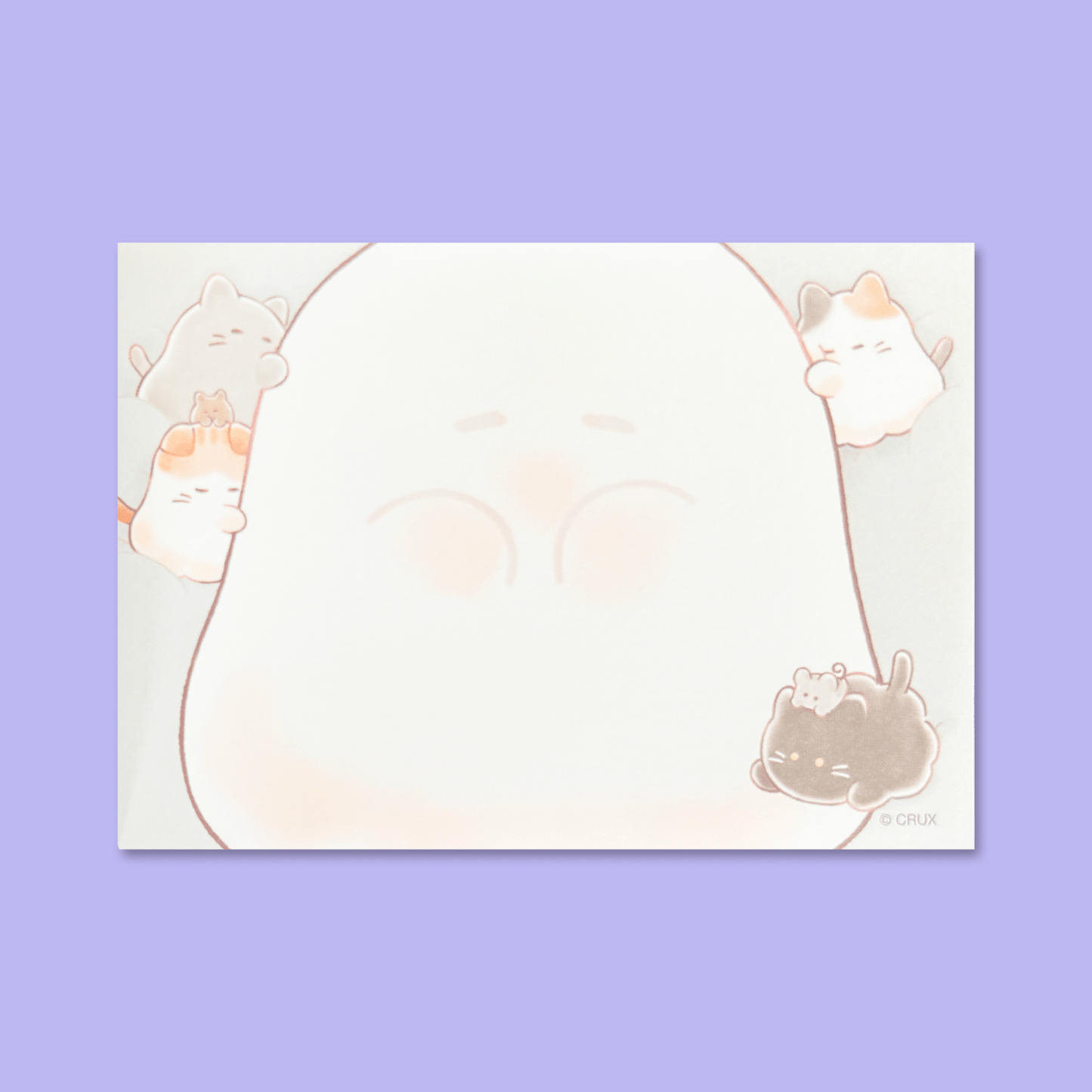 Obakenu Mini Memo Pad - Fluffy - Momohana