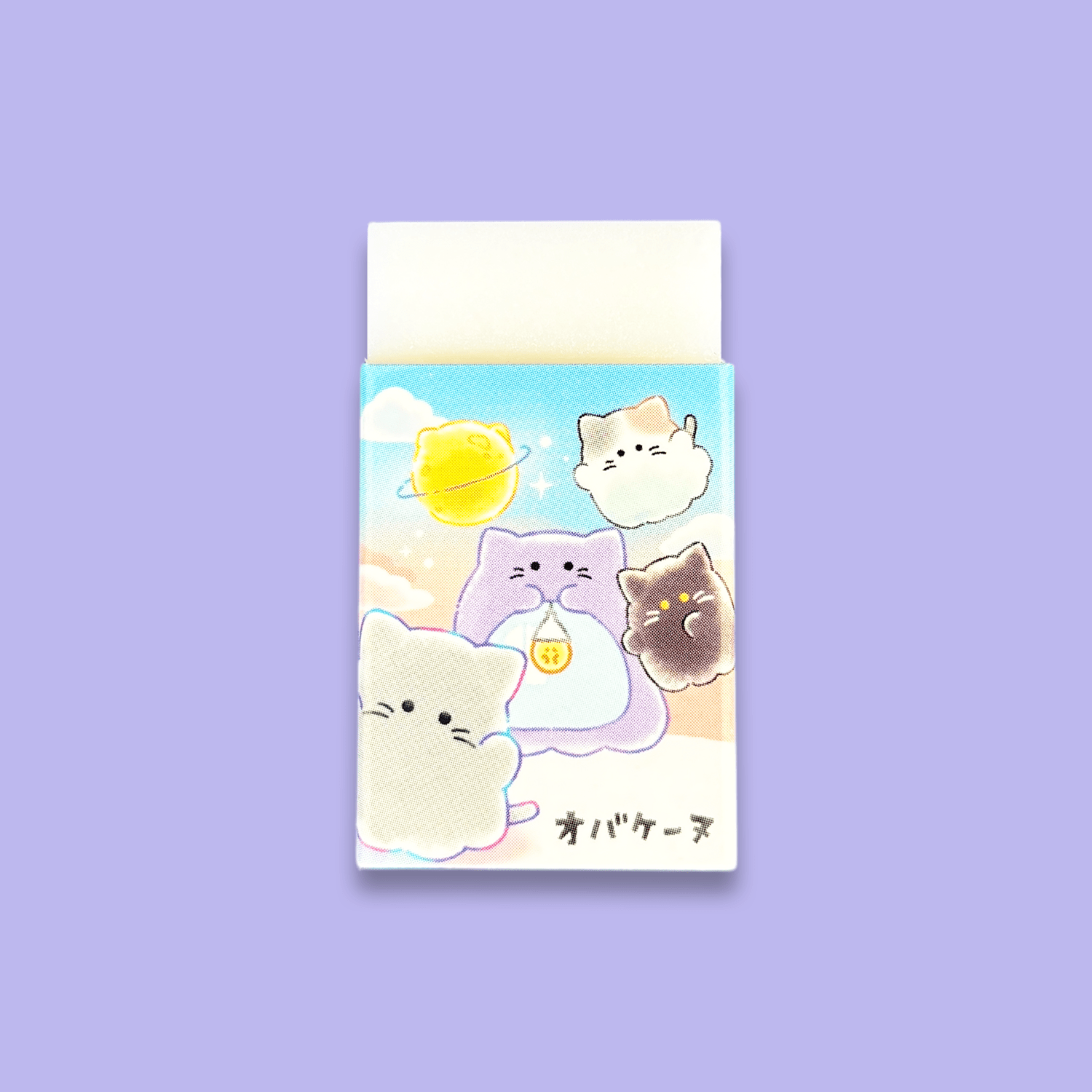 Obakenu Scented Eraser - Cat Meeting - Momohana