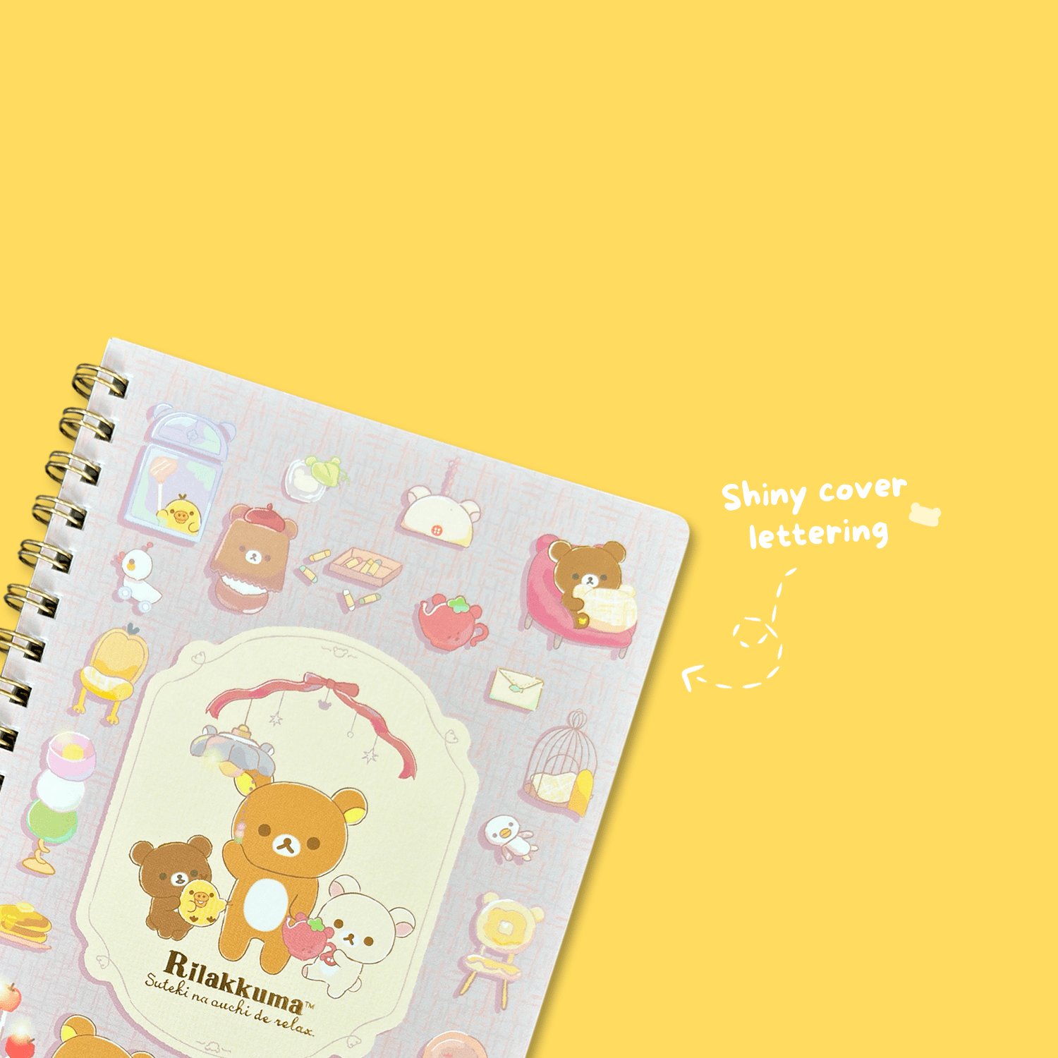 Rilakkuma 'A Wonderful House' B6 Notebook - Momohana