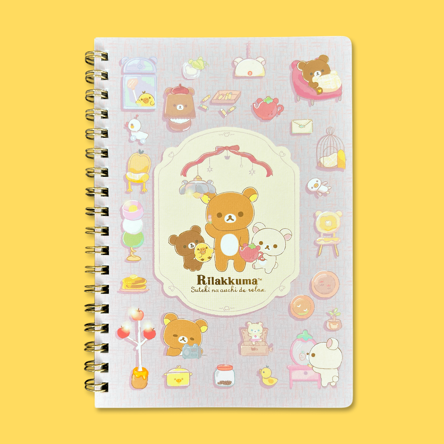 Rilakkuma 'A Wonderful House' B6 Notebook - Momohana