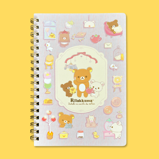 Rilakkuma 'A Wonderful House' B6 Notebook - Momohana