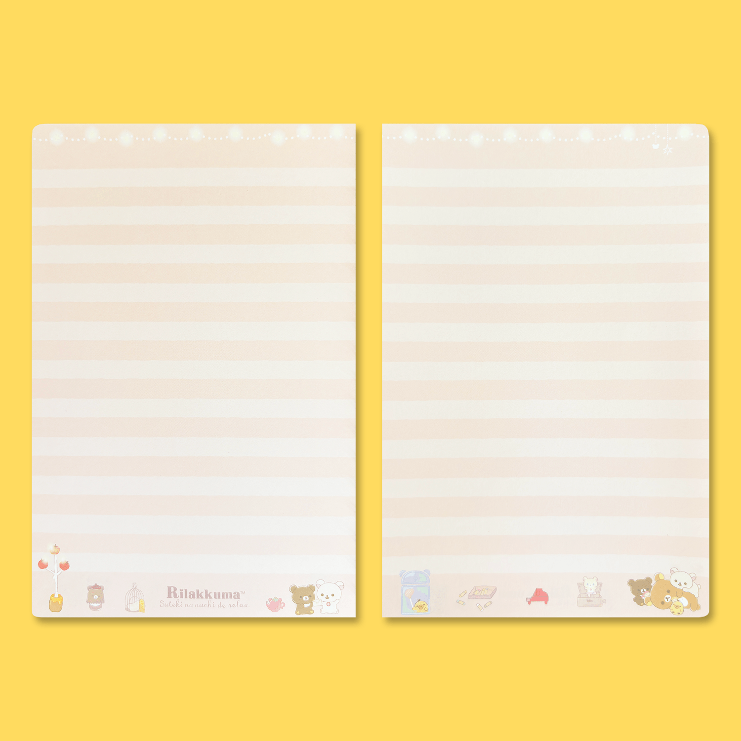 Rilakkuma 'A Wonderful House' B6 Notebook - Momohana