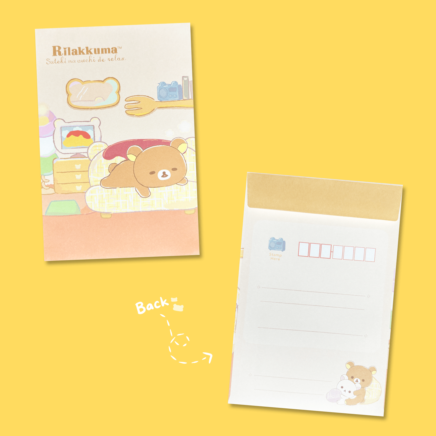Rilakkuma 'A Wonderful House' Letter Set - Momohana