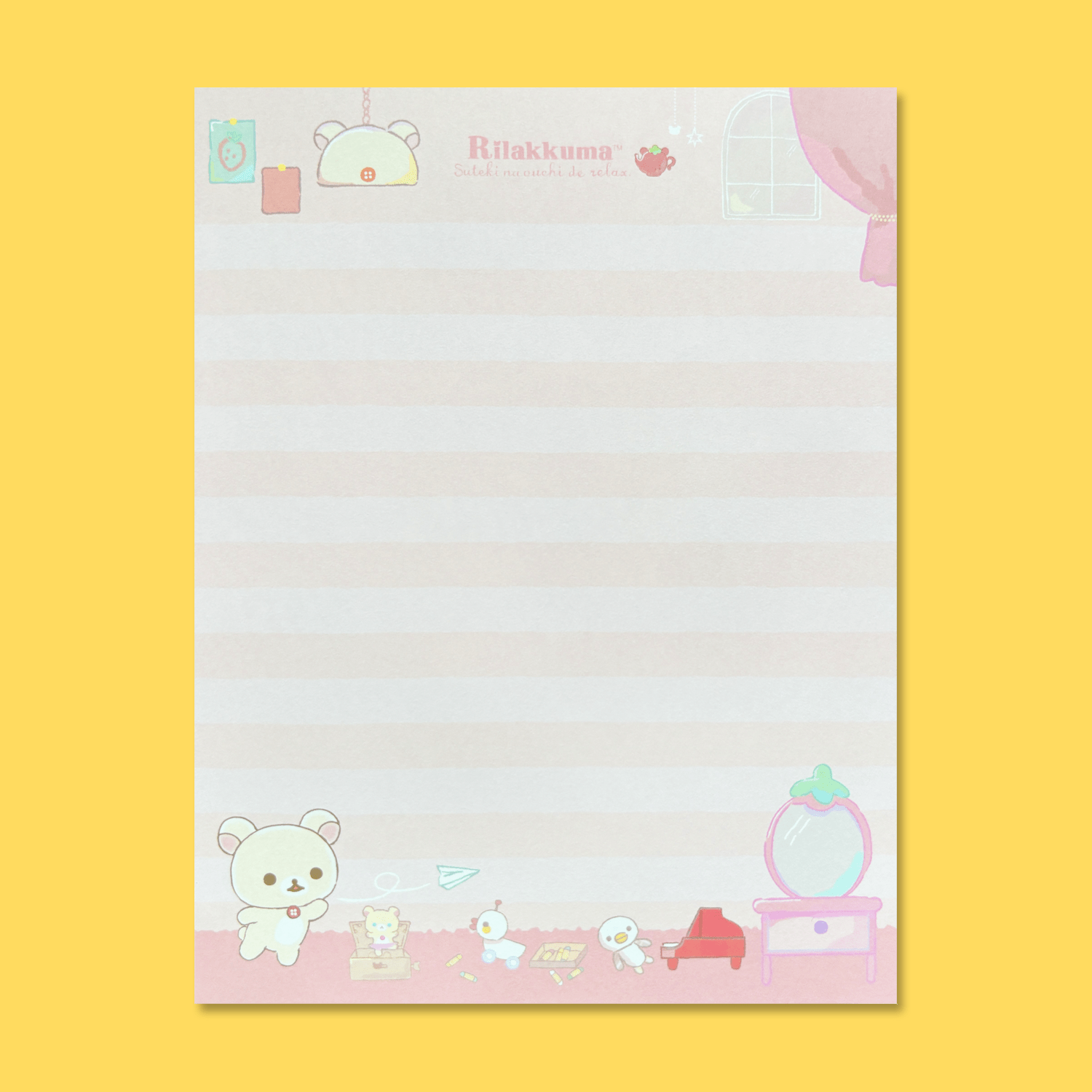 Rilakkuma 'A Wonderful House' Letter Set - Momohana