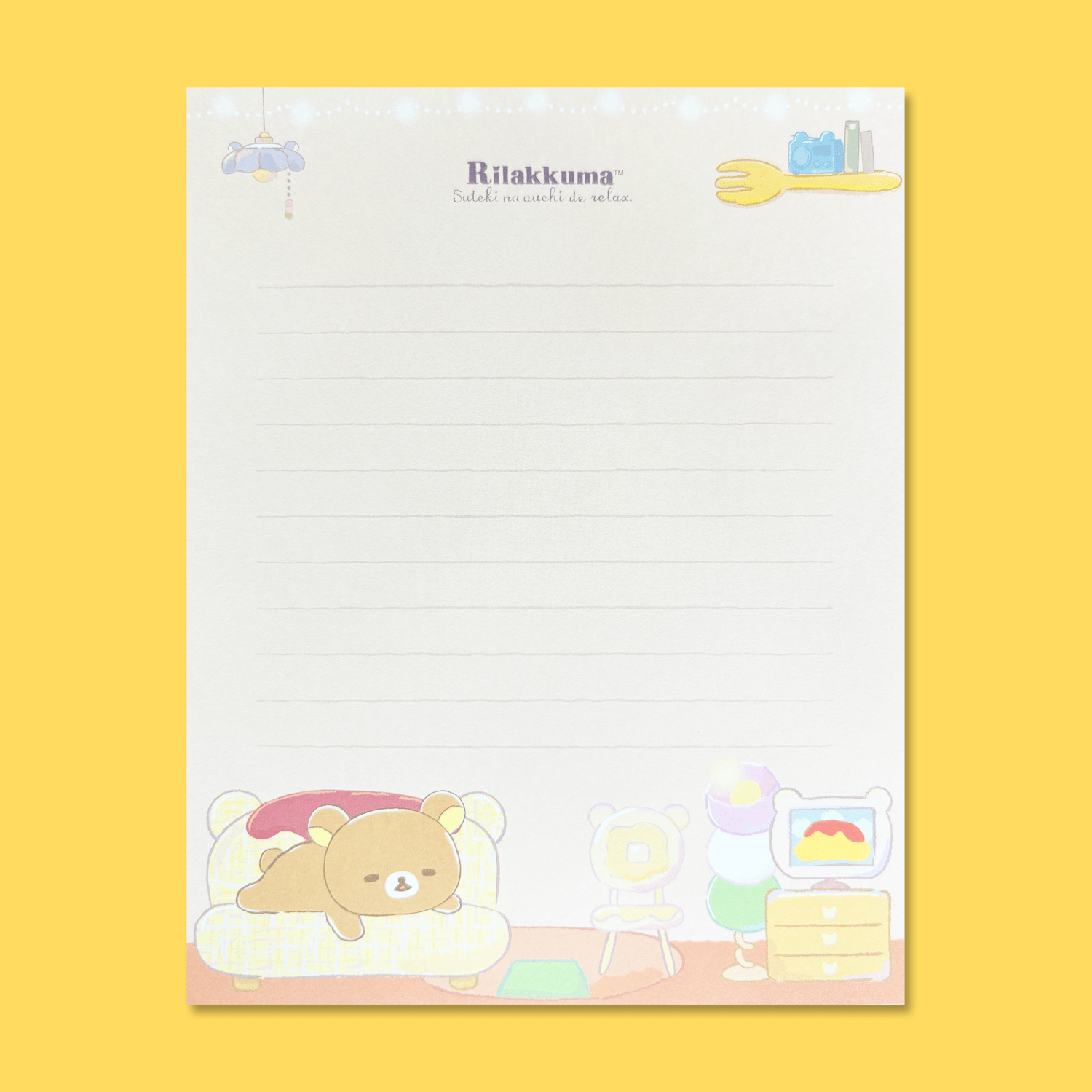 Rilakkuma 'A Wonderful House' Letter Set - Momohana