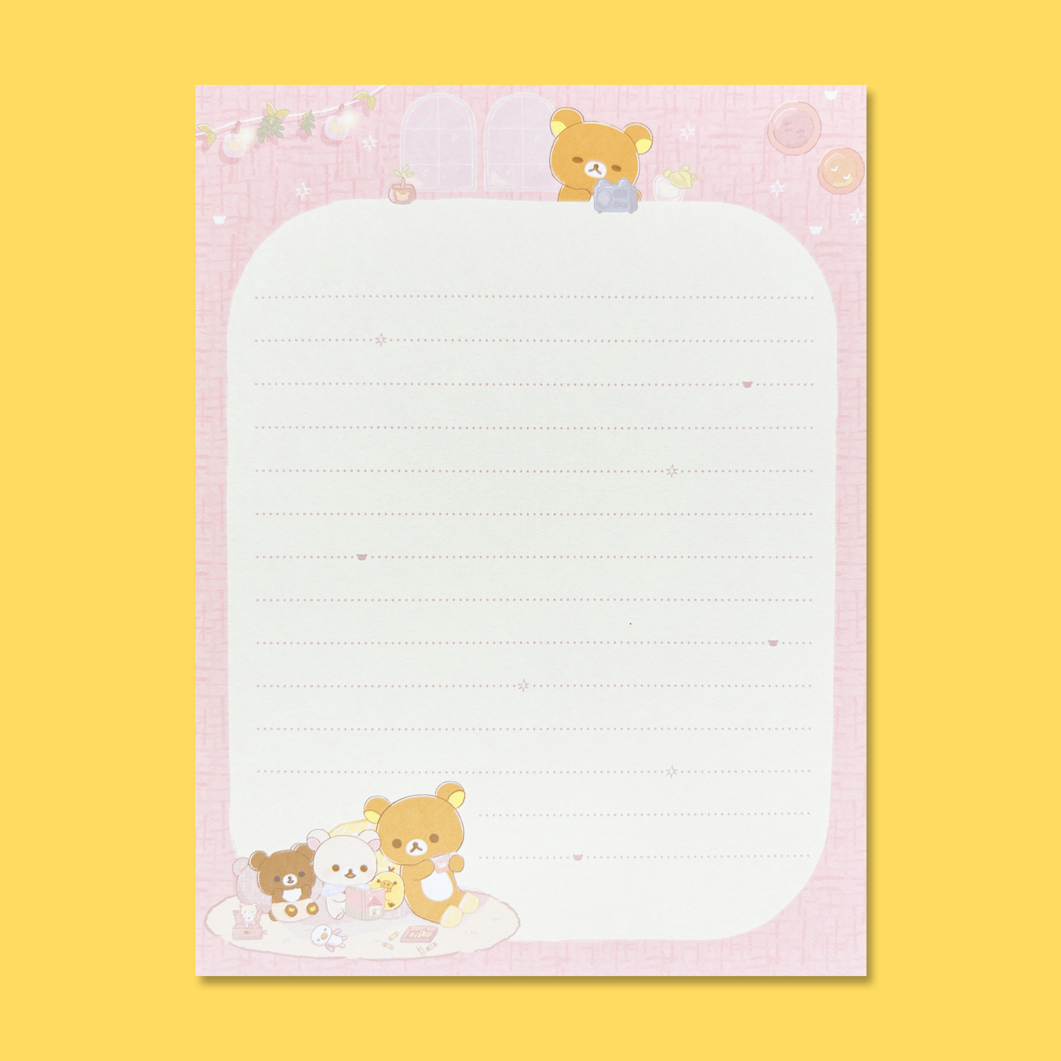 Rilakkuma 'A Wonderful House' Letter Set - Momohana