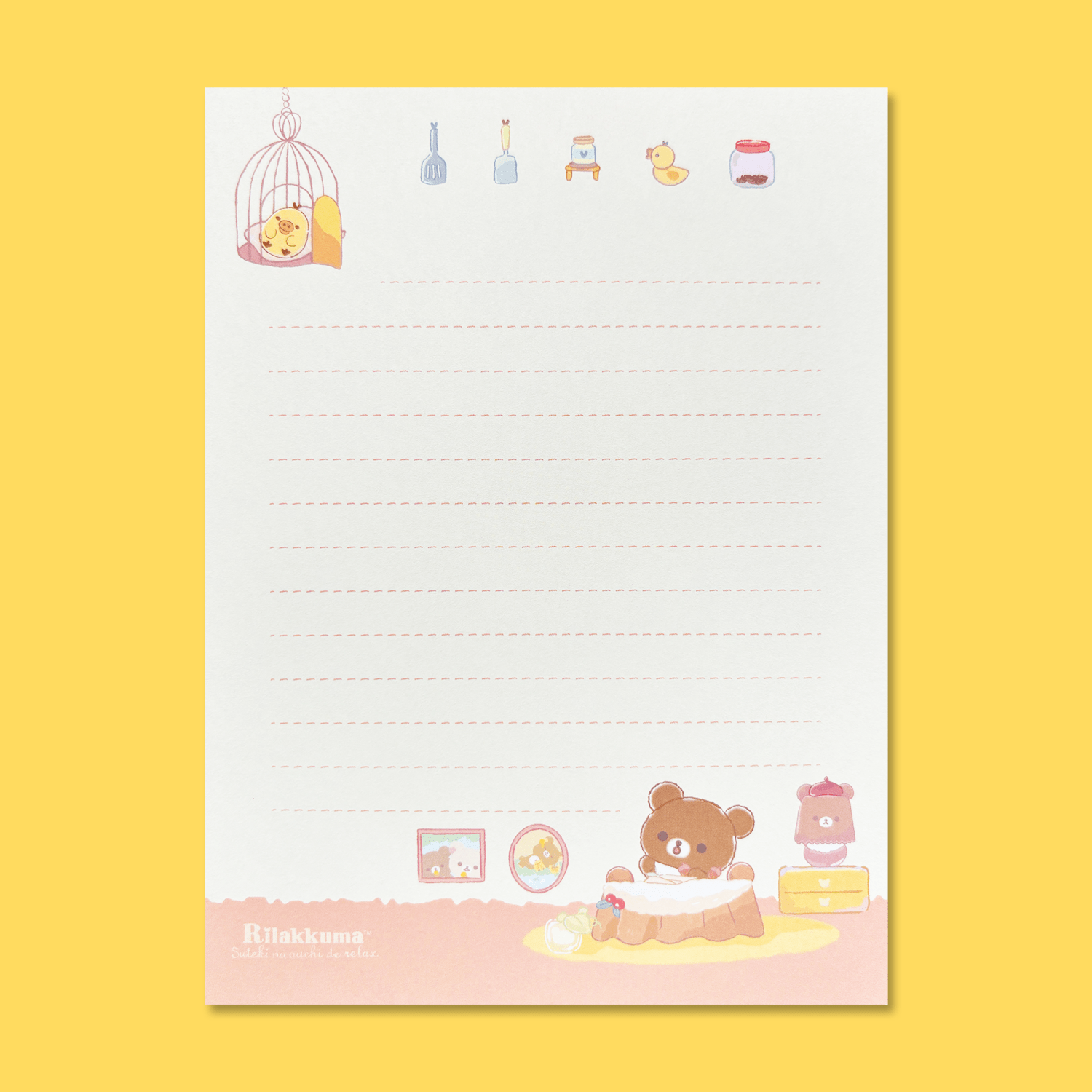 Rilakkuma 'A Wonderful House' Letter Set - Momohana