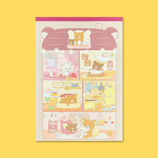 Rilakkuma 'A Wonderful House' Memo Pad - Momohana