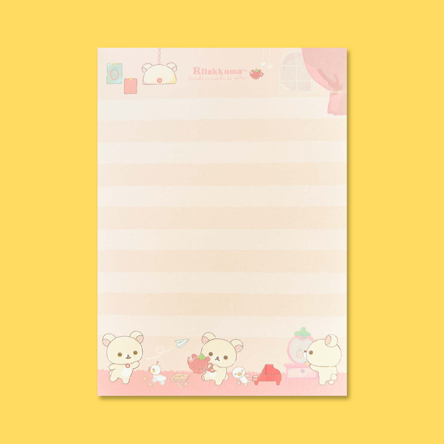 Rilakkuma 'A Wonderful House' Memo Pad - Momohana