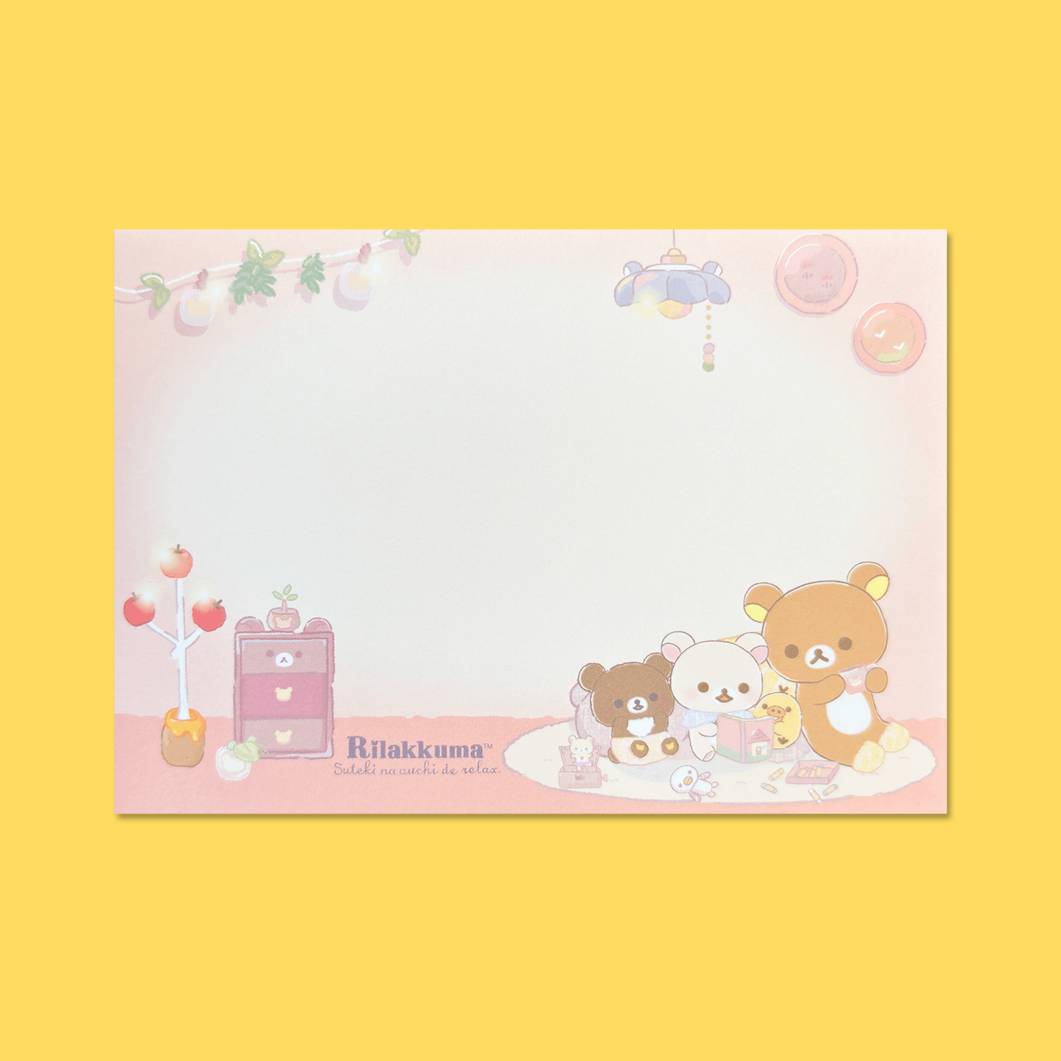 Rilakkuma 'A Wonderful House' Memo Pad - Momohana