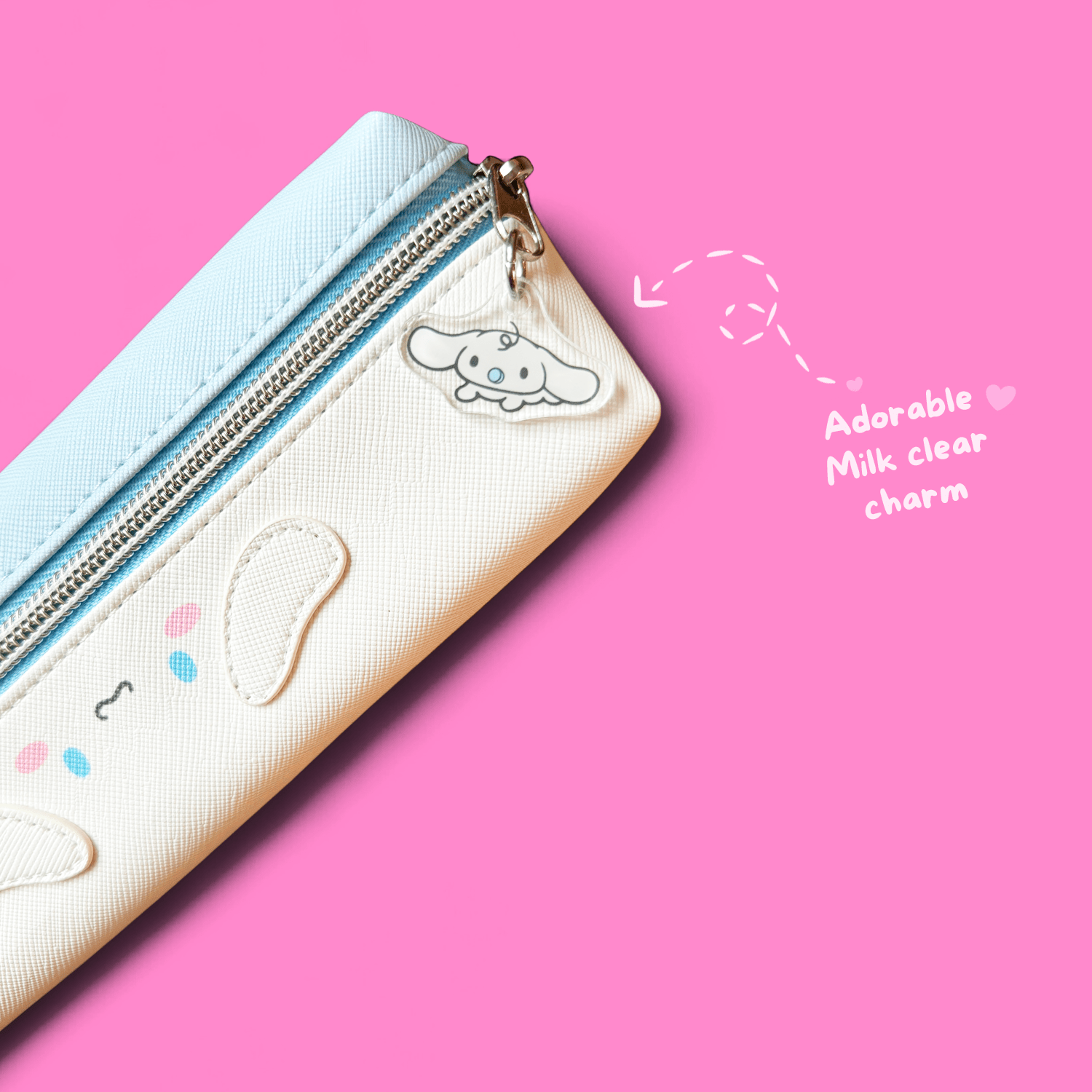 Sanrio 2 Compartment Pencil Case - Cinnamoroll - Momohana