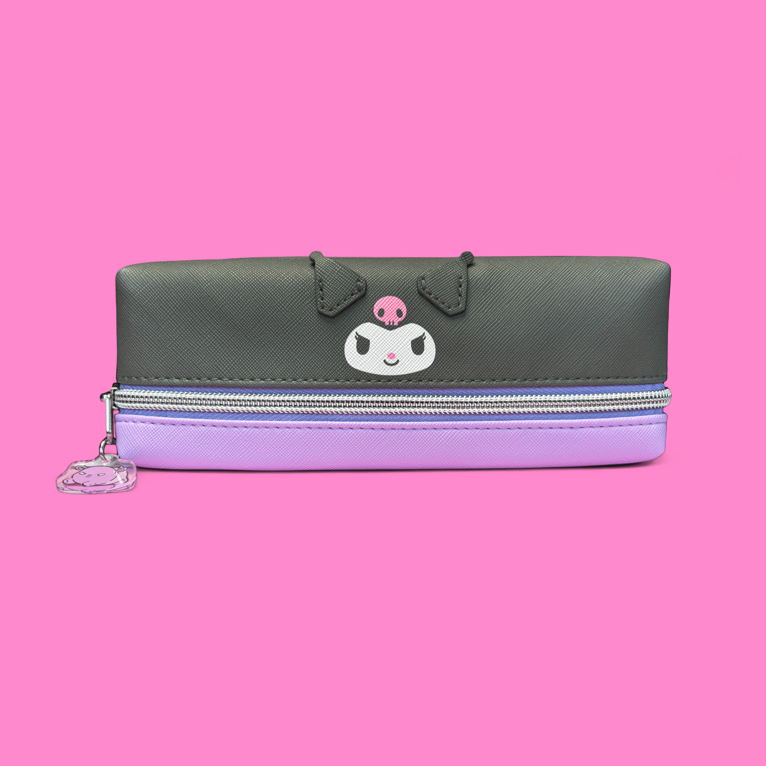 Sanrio 2 Compartment Pencil Case - Kuromi - Momohana