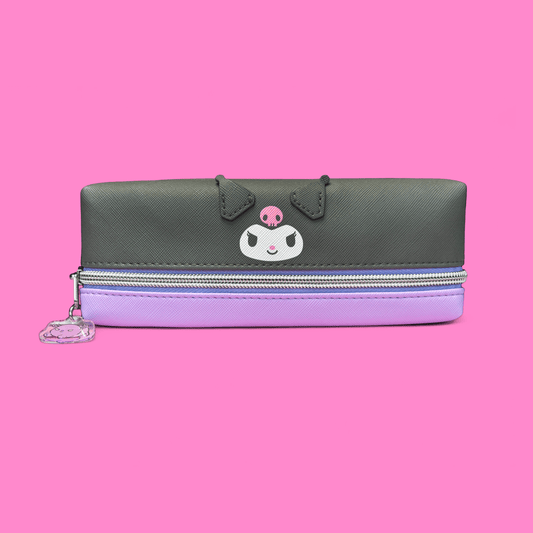 Sanrio 2 Compartment Pencil Case - Kuromi - Momohana