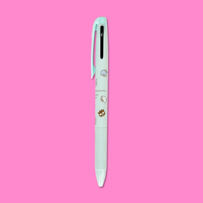 Sanrio Characters Smooth 2 Colour Pen - Mint - Momohana