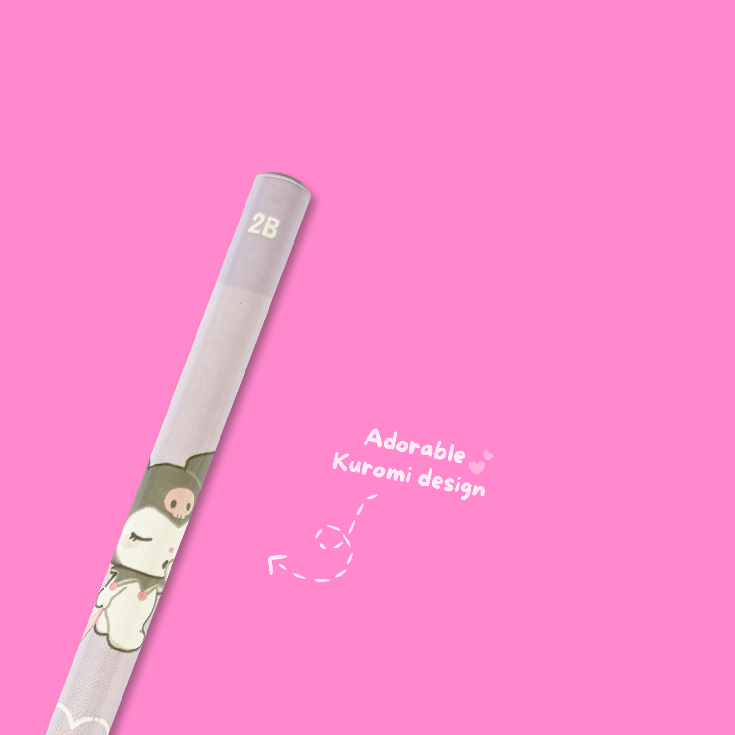 Sanrio Munyatto 2B Pencil - Kuromi - Momohana