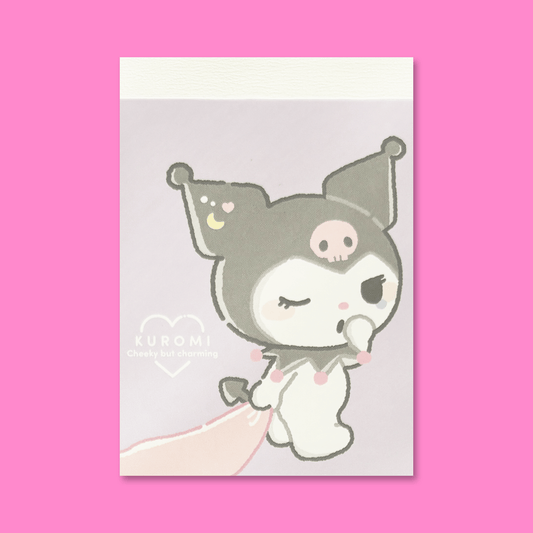 Sanrio Munyatto Mini Memo Pad - Kuromi - Momohana