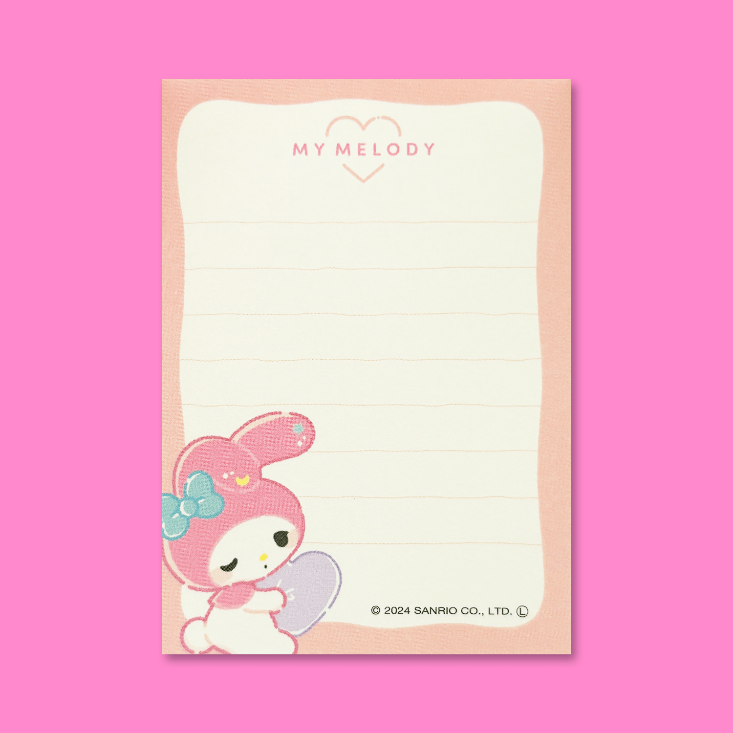 Sanrio Munyatto Mini Memo Pad - My Melody - Momohana