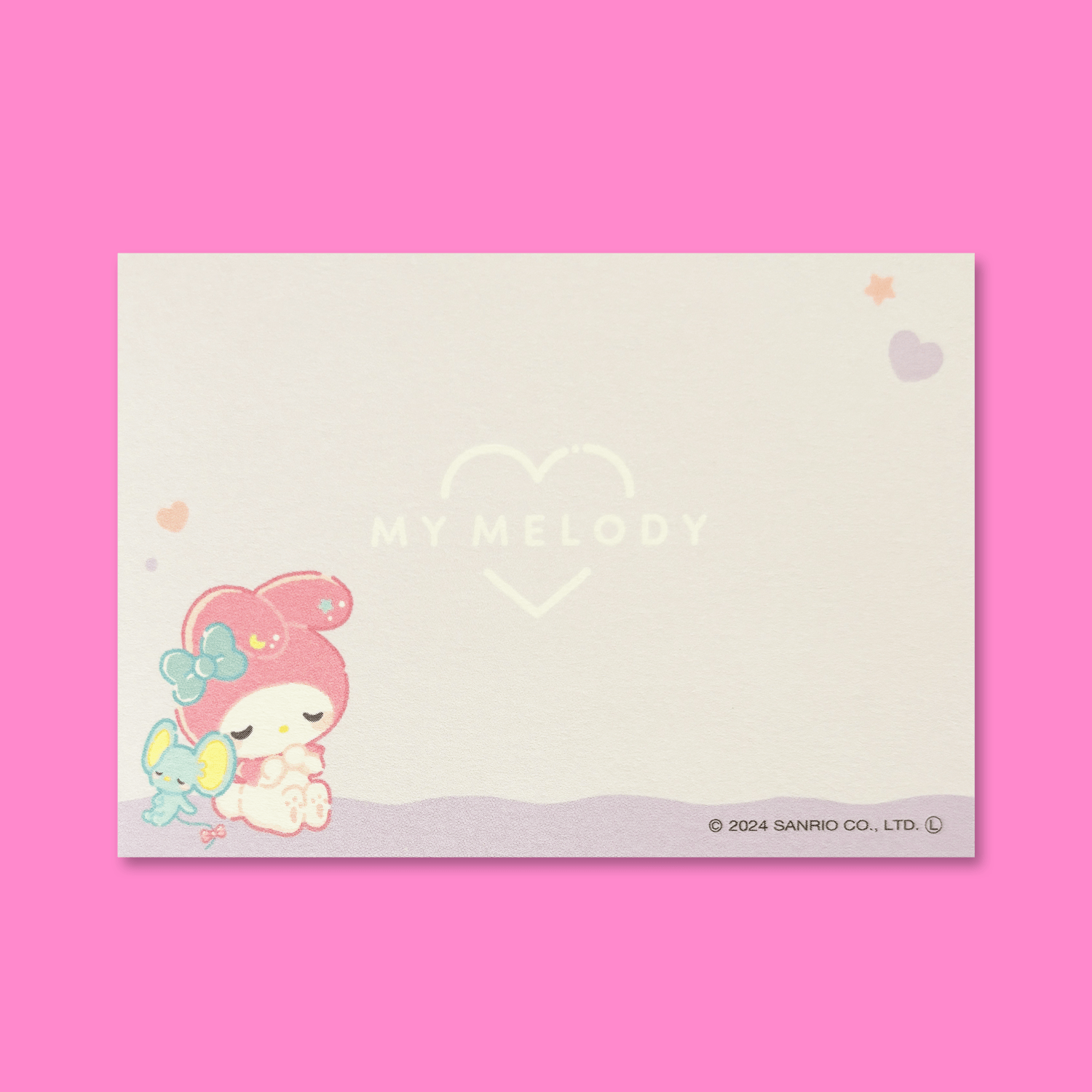 Sanrio Munyatto Mini Memo Pad - My Melody - Momohana