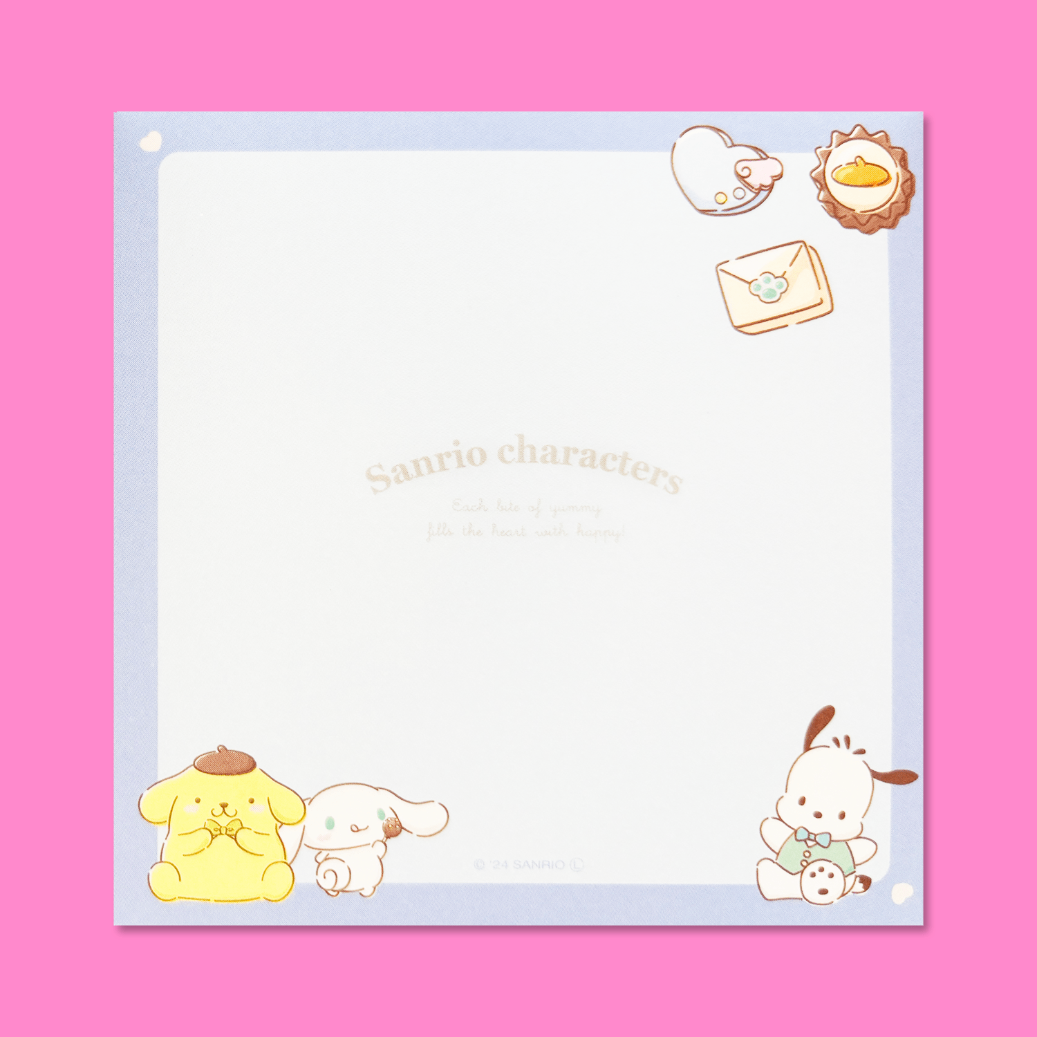 Sanrio Square Chocolate Memo Pad with Stickers - Boys - Momohana