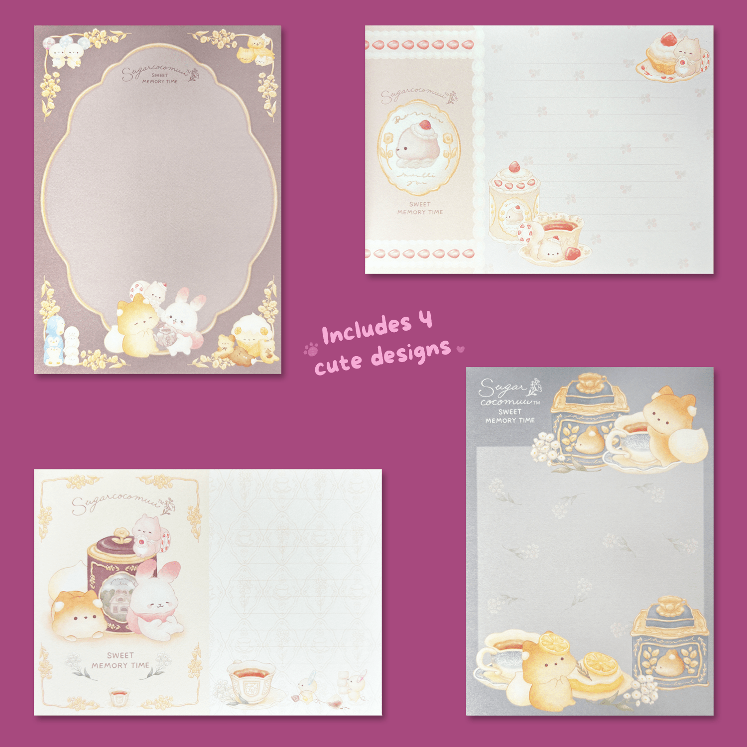 Sugarcocomuu 'Sweet Memory Time' Memo Pad - Momohana