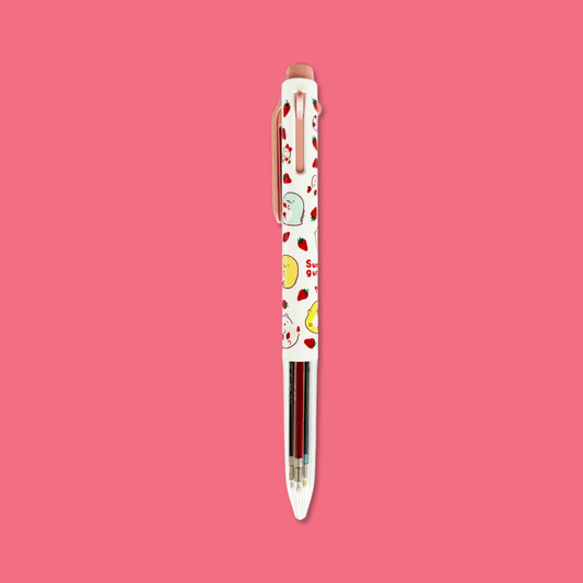 Sumikkogurashi x Sakuma 3 Colour Energel Ballpoint Pen - Momohana