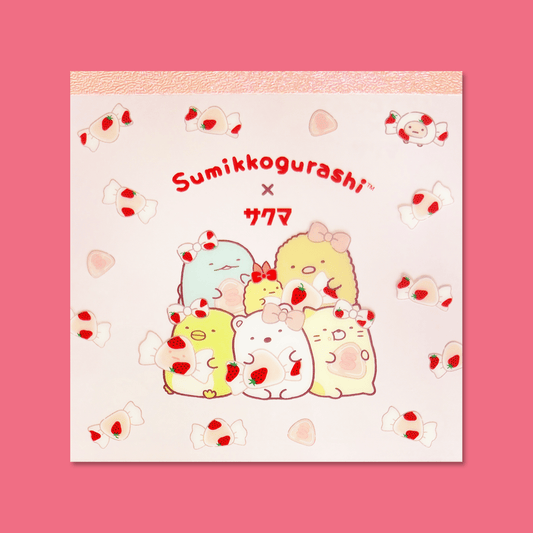 Sumikkogurashi x Sakuma Square Memo Pad - Momohana