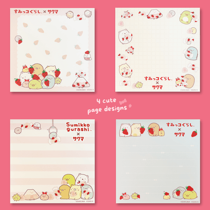 Sumikkogurashi x Sakuma Square Memo Pad - Momohana